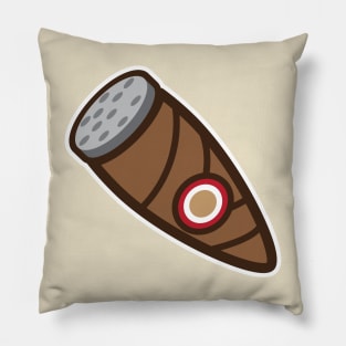 vector illustration of a cigar to smoke Pillow