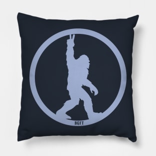 Bigfoot Peace Sign Pillow