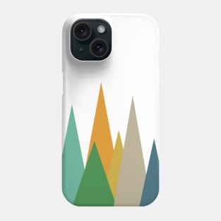 Mid Century Modern Mountains Phone Case