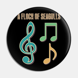 FLOCK SEAGULLS BAND Pin