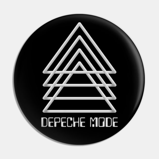 Depeche Mode -- Original Retro Fan Art Design Pin by unknown_pleasures