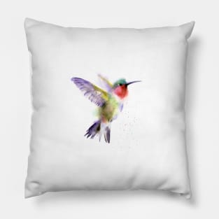 Flying Hummingbird Pillow