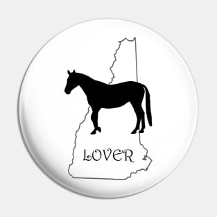 New Hampshire Horse Lover Gift Pin