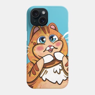 Chubby Ginger Cat Phone Case