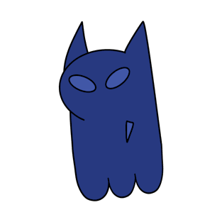 Blue Ghost Cat T-Shirt