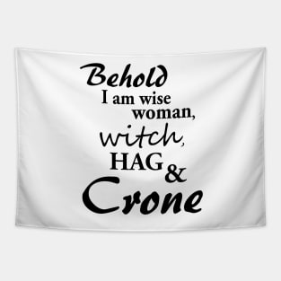 Crone Witch Wise Woman Tapestry