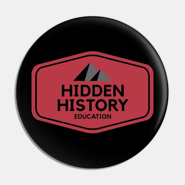 Hidden History logo Pin by Hidden History