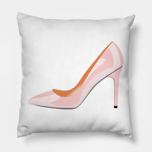 High Heeled shoe in Rose Quartz Pillow