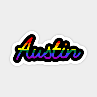 Austin Pride Parade LGBTQ+ Gifts Magnet