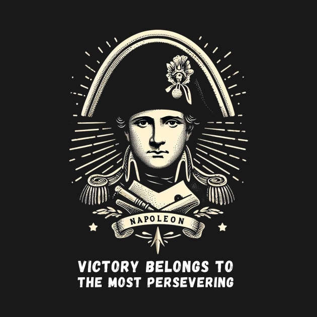 Perseverance Triumphs: Napoleon's Timeless Wisdom by BattlegroundGuide.com