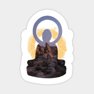 Joshua Tree Buddha Magnet