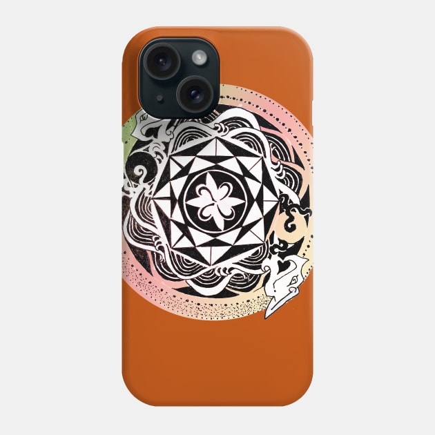 Yin & Yan Dragon Tatoo Phone Case by xiaolindrawing