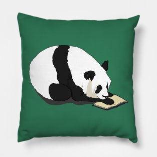 Reading Panda Pillow