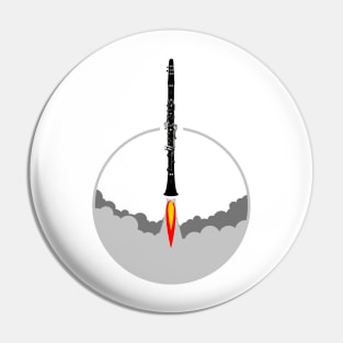 clarinet rocket Pin