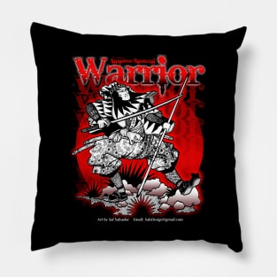 Japanese Samurai Warrior Pillow