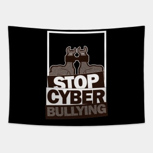 STOP CYBER BULLYING Tapestry