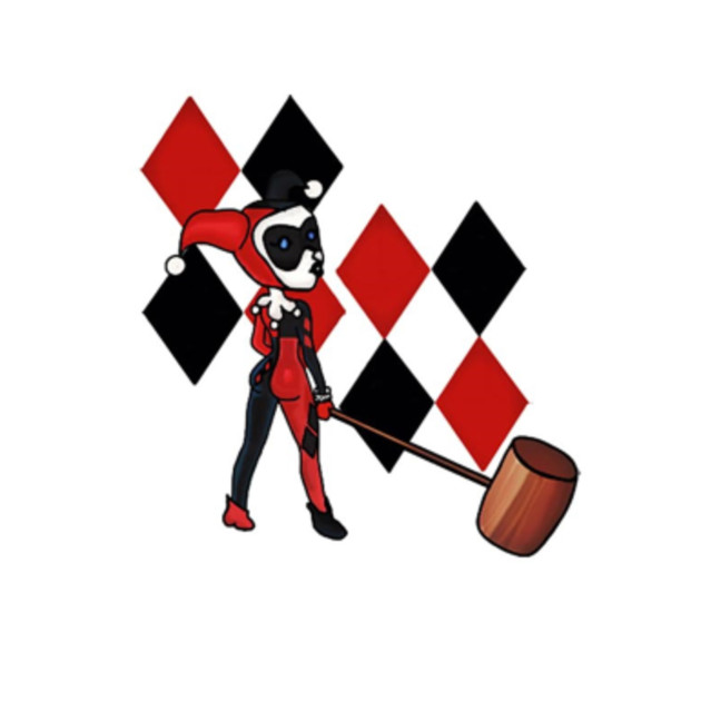 Classic Harley Quinn Chibi Harley Quinn Crewneck Sweatshirt
