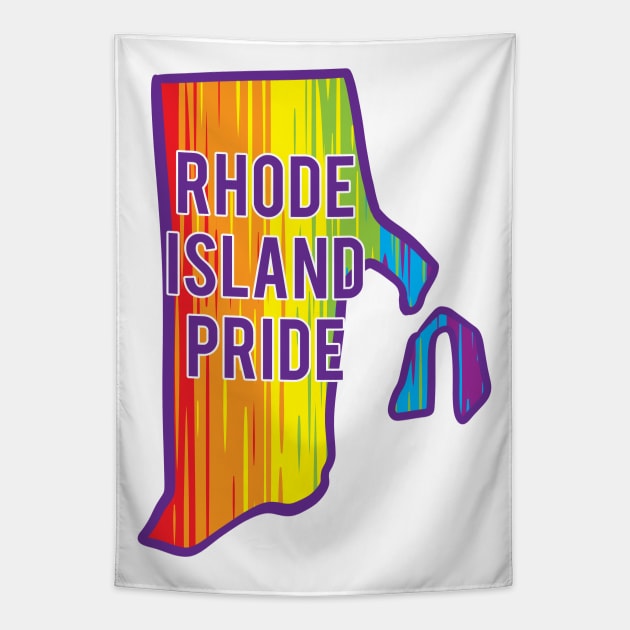 Rhode Island Pride Tapestry by Manfish Inc.