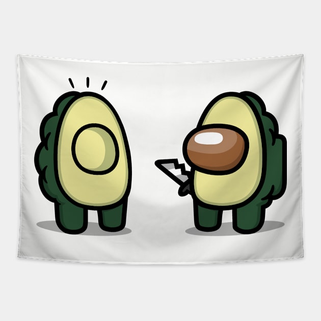 Avocado Impostor! Tapestry by Raffiti