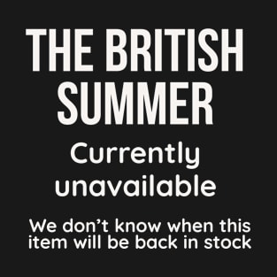 Funny British Summer Meme T-Shirt