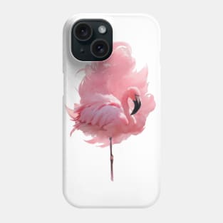 Pink Flamingo Cotton Candy Floss Phone Case