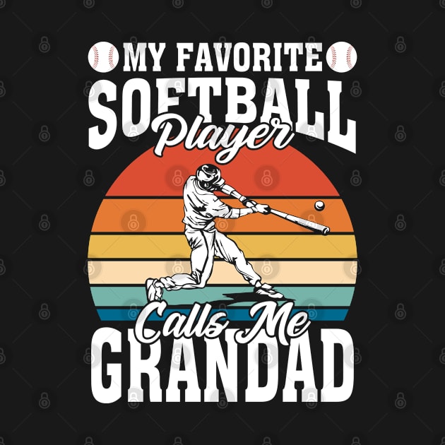 My Favorite Softball Player Calls Me Grandad by Tuyetle