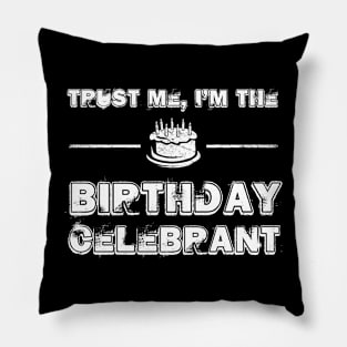 Birthday Celebrant Vintage Meme Gift For Bday Birthday Celebrants Pillow