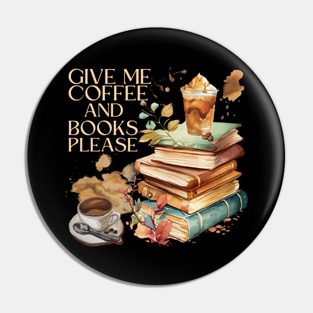 Coffee & Books Please Pin by The Sirens Podcast Store