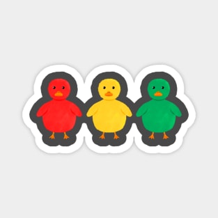 Traffic light ducks Magnet