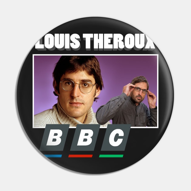 Louis Theroux BBC 90s Print Pin by siankjellberg