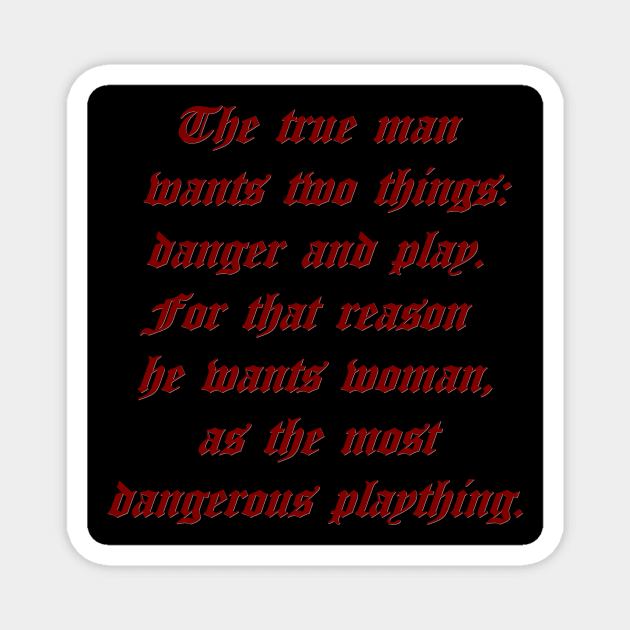 Dangerous plaything Magnet by Wakingdream