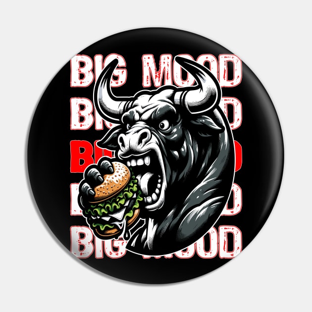 Hungry Bulls Burger Feast Pin by maknatess