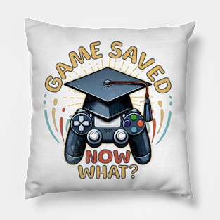 Gamer Graduation School Graduate Gaming Pillow