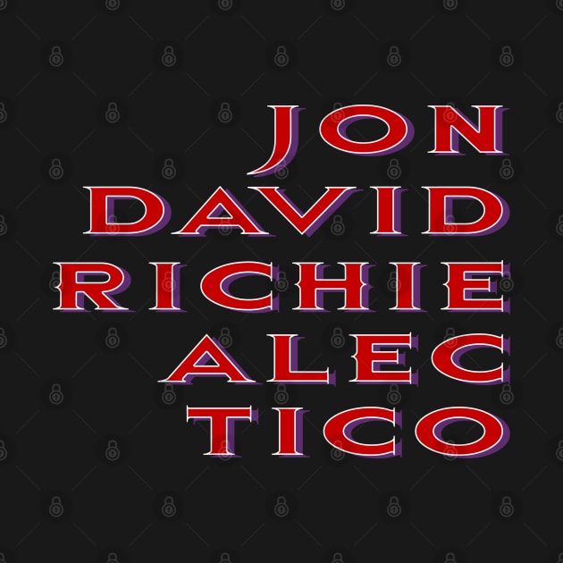 Jon Richie David Alec Tico by PopSmarts