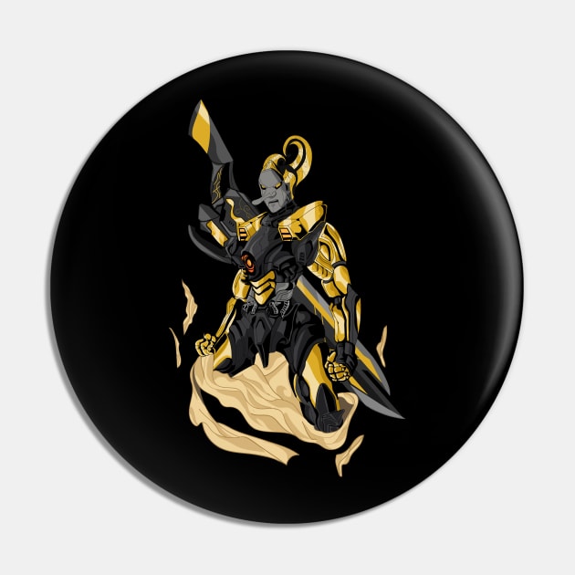 Golden Knight Pin by Firts King