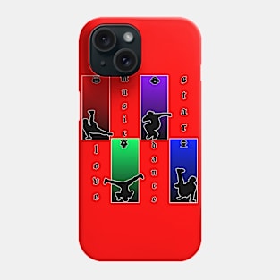 Music dance in style Phone Case