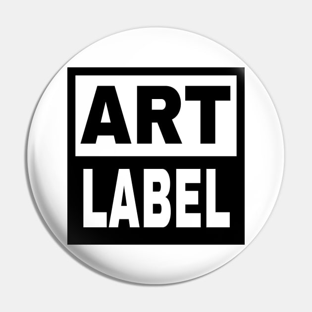 Art Label logo Pin by firstnamewarren