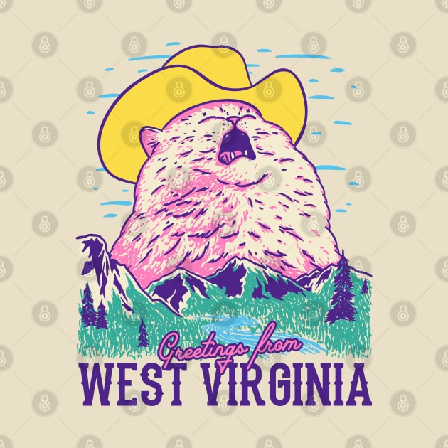 West Virginia Cat MEME | Yelling Cat Singing by anycolordesigns