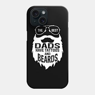 Best Dads Beards Tattoos Husband Mens Phone Case