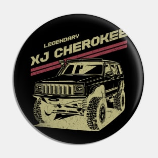 XJ-series Jeep Cherokee Jeep car trailcat Pin