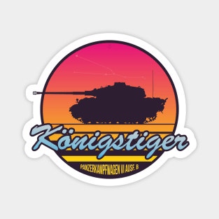 Synthwave Tiger 2 Magnet