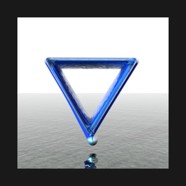 Water Alchemy Symbol - With Raindrop by sciencenotes