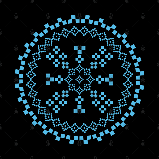 Ethnic folk ornament by Eskimos