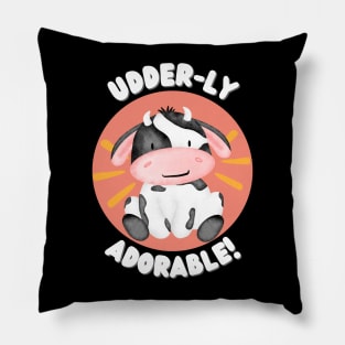 Cute Cow Udder-ly Adorable Pillow