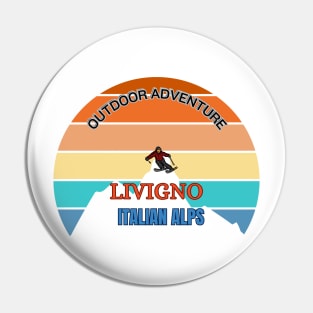 Livigno - Italian Alps Ski Pin