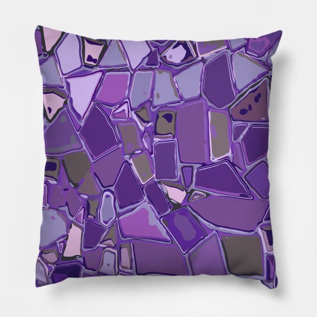 All purples Pillow by Sinmara