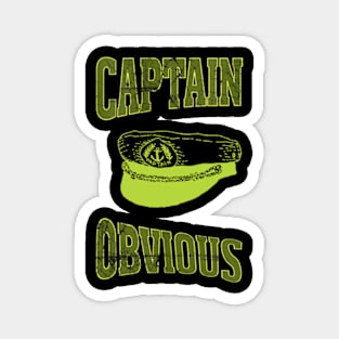 Captain Obvious Funny Magnet