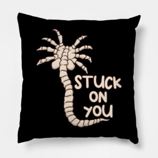 Alien Facehugger (Stuck On You) Pillow