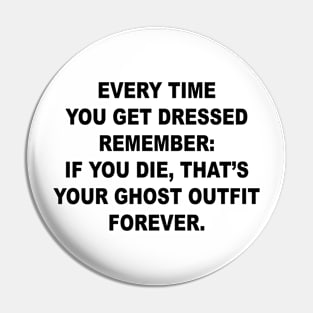 GHOST OUTFIT Pin