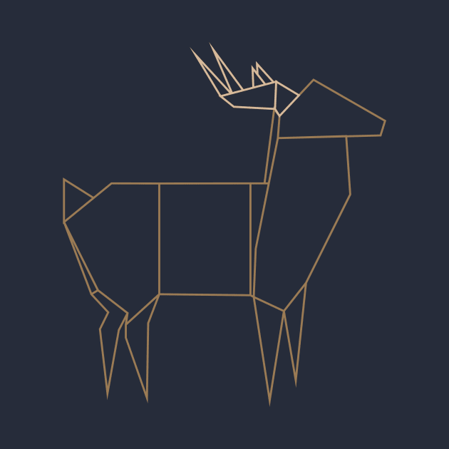 Origami Deer by Daniac's store